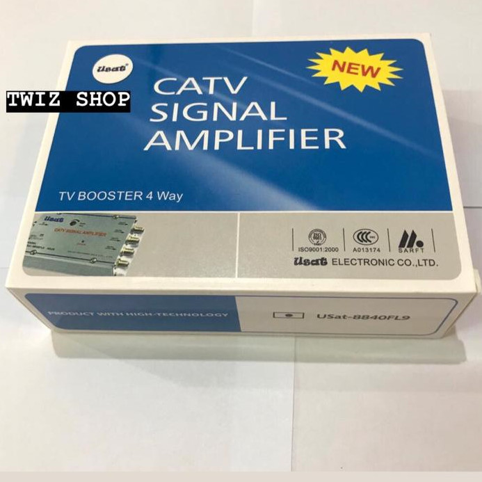 CATV SIGNAL AMPLIFIER BOOSTER 4 WAY 40DB