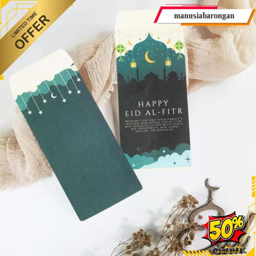 

(Isi 10,20,30,40,50 Pcs) Amplop Lebaran 2025 / Angpao Lebaran 2025 / Amplop Lebaran Idul Fitri 2025 / Amplop Atau Angpao Lebaran Murah Gratis Ongkir