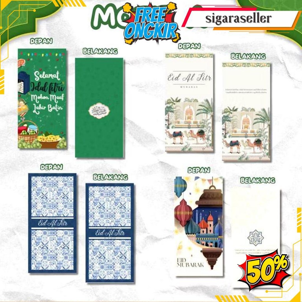 

Amplop Lebaran Exclusive Premium Super Tebal / Amplop Hari Raya / Angpao Lebaran Bisa Cod