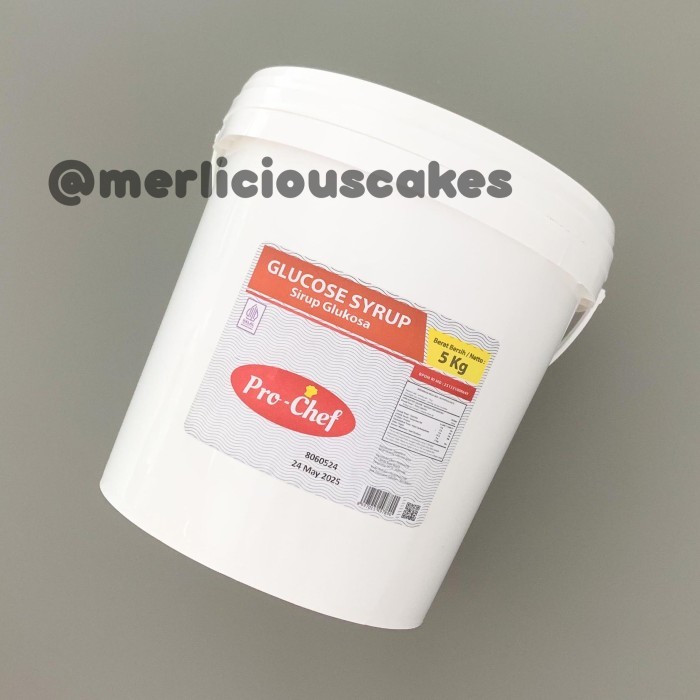 

\\\\\] Pro Chef Prochef Liquid Glucose Syrup Sirup Glukosa Cair 5 Kg