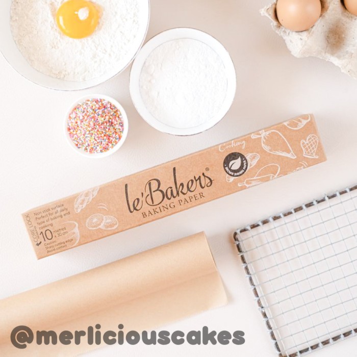 $$$$] Brown Le Bakers Baking Paper 30 cm 10 meter