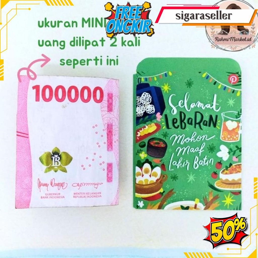 

Mini Amplop Lebaran Part 2 Ukuran 5,5 9 Cm Gratis Ongkir