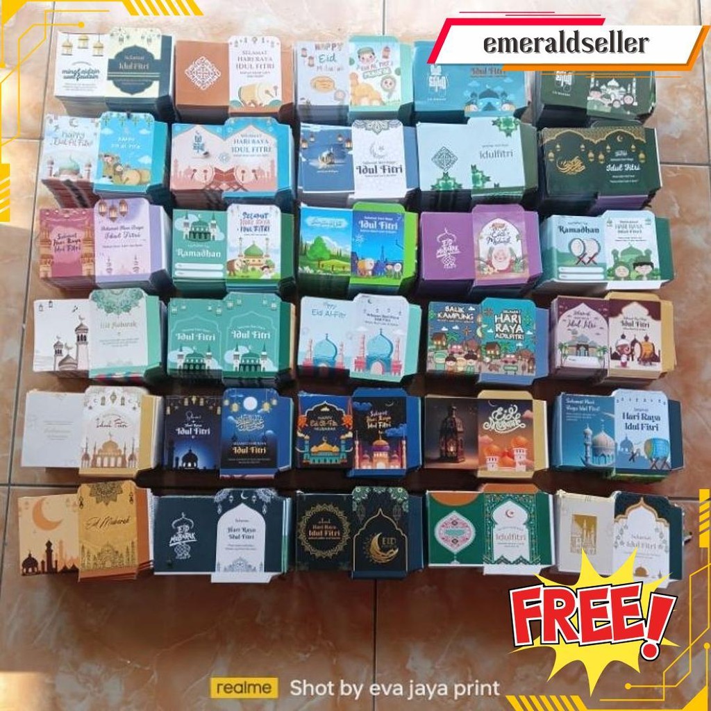 

[500 Lembar] Amplop Lebaran Ukuran Mini Siap Kirim