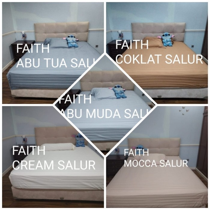 SPREI HOTEL 180 X 200 X 40 BAHAN MICROTENCEL (KATUN JEPANG)