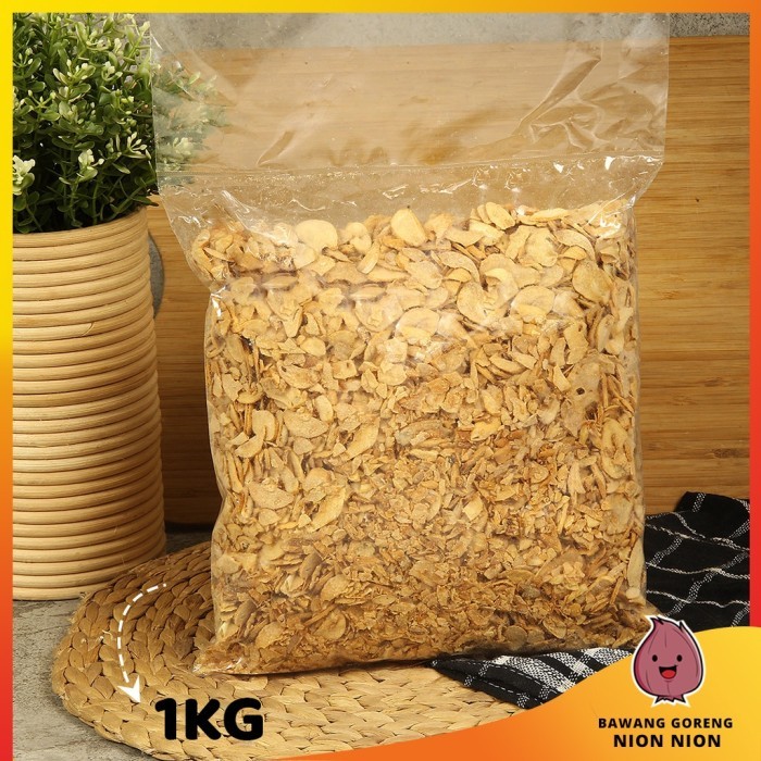 

TERLARIS BAWANG PUTIH GORENG 1 KG MURAH GURIH MURAH!!! MURAH