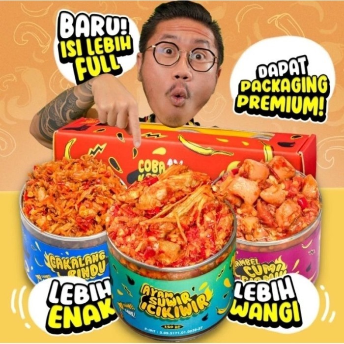 

TERLARIS EATSAMBEL PAKET HEMAT ISI 3 KALENG - CUMI CIAMIK / CAKALANG RINDU / AYAM SUWIR 150 GR