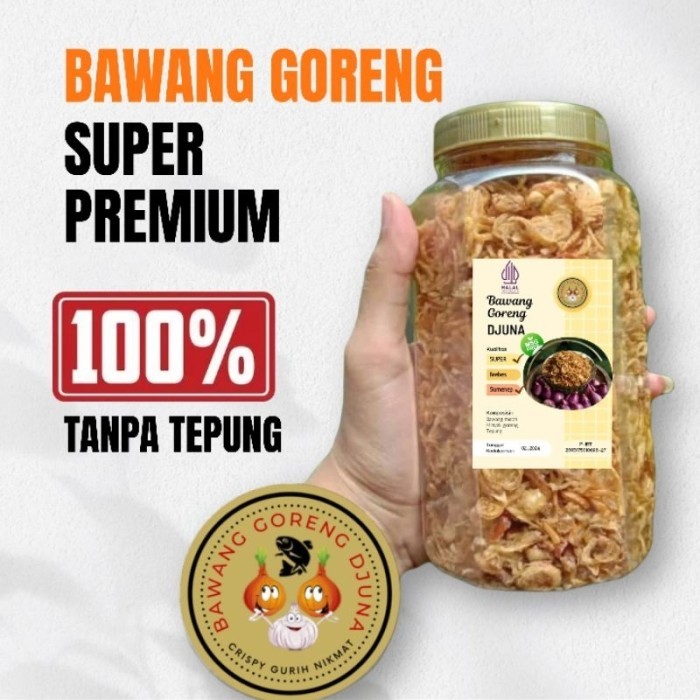 

TERLARIS BAWANG GORENG ASLI BREBES 100% TANPA TEPUNG MURAH!!! MURAH