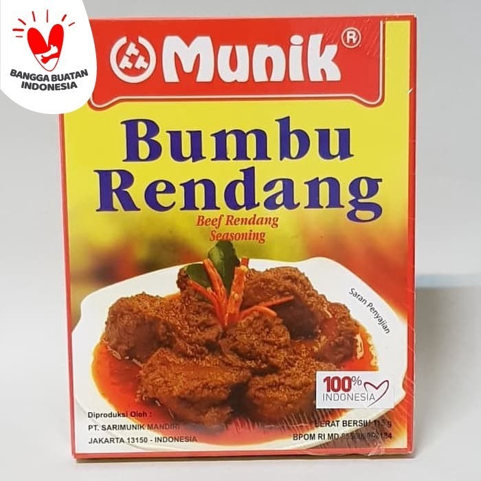 

TERLARIS MUNIK BUMBU RENDANG 115 GR MURAH!!! MURAH