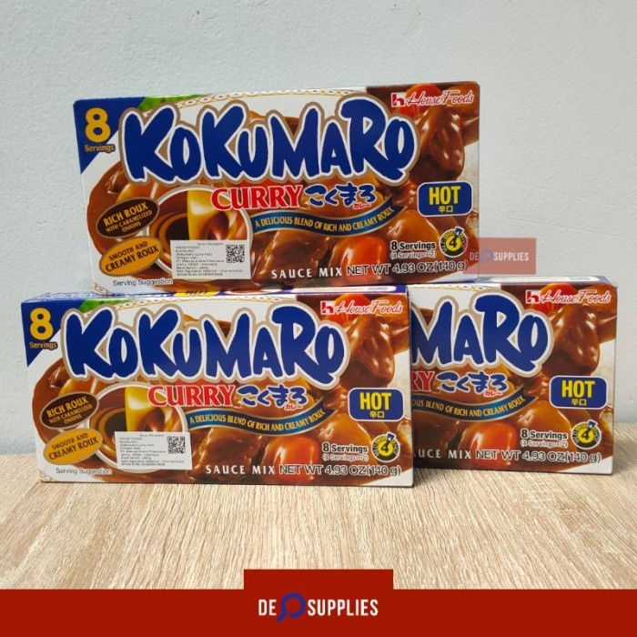 

TERLARIS HOUSE KOKUMARO CURRY HOT 140GR - BUMBU KARI PEDAS INSTAN JEPANG JAPAN MURAH!!! MURAH