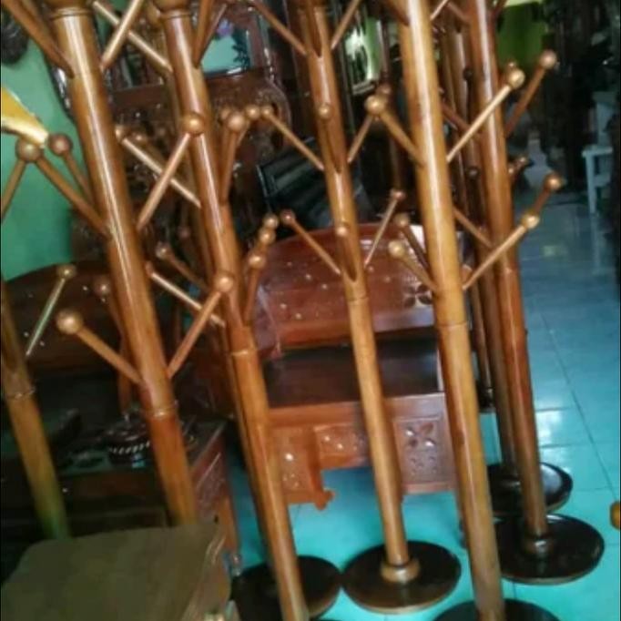 gantungan topi,tas,helm dari kayu jati