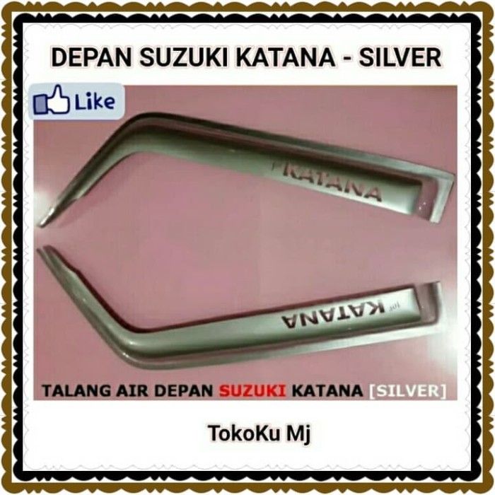 READY TALANG AIR MOBIL KATANA DEPAN - SUZUKI - MODEL LEBAR [WARNA SILVER]