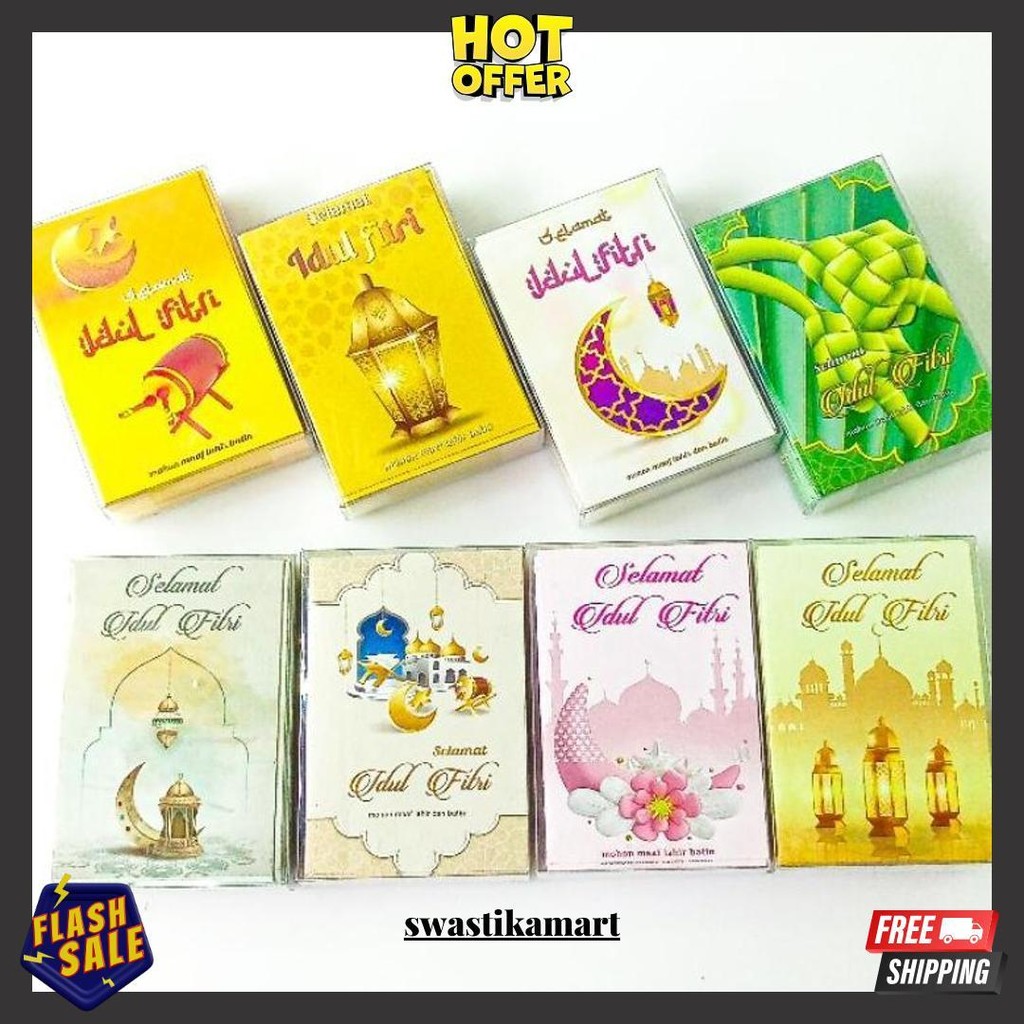 

Claiydream Amplop Idul Fitri Karakter / Amplop Lebaran Idul Fitri / Angpao Karakter Ukuran Besar 1Pack Isi 50Pcs Bisa Cod
