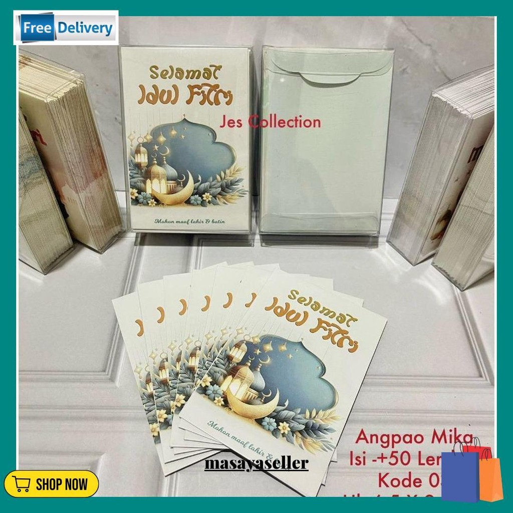 

Amplop Lebaran Idul Fitri (Isi 50Pcs) Mika Viral Idul Fitri Termurah Banget