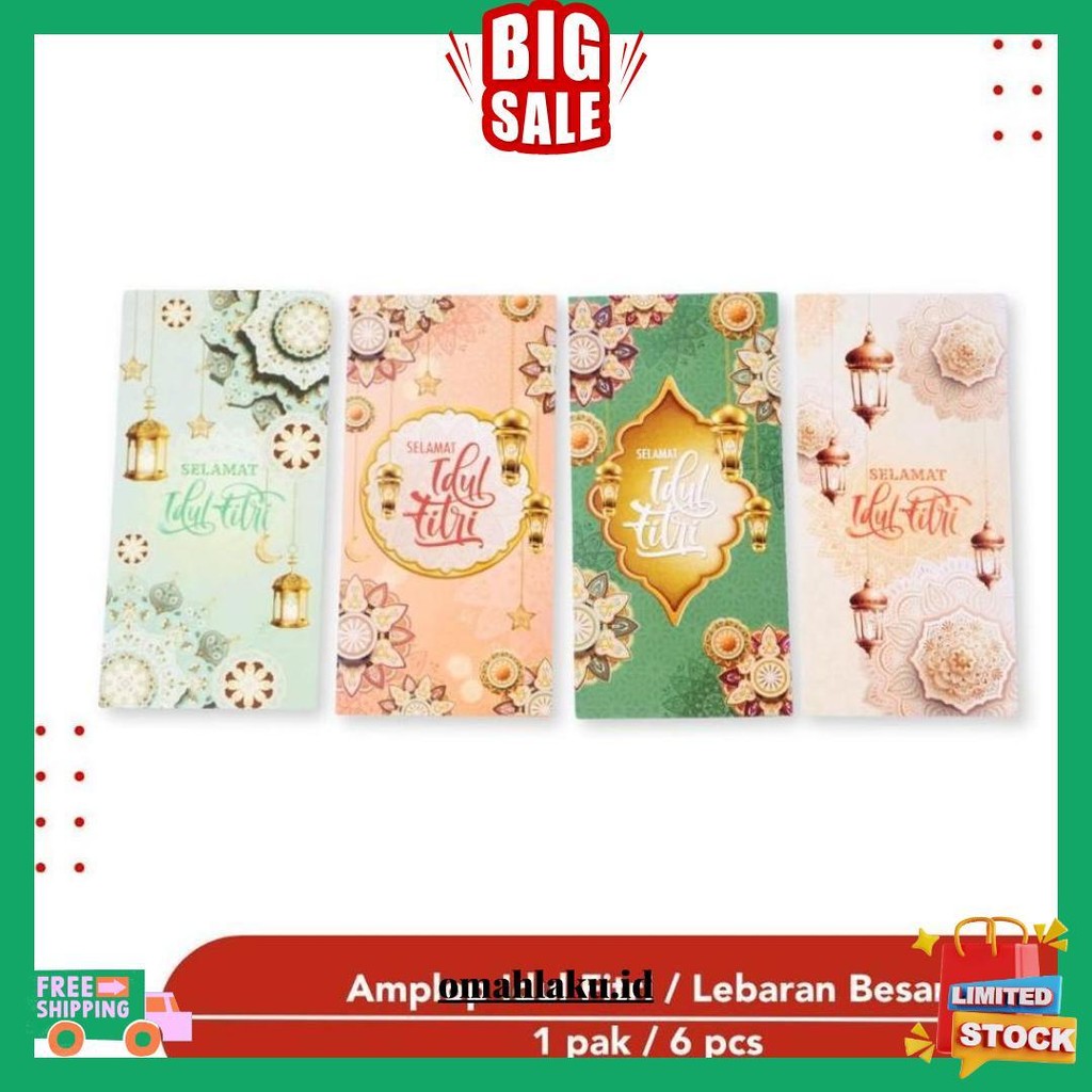 

Amplop Lebaran / Angpau Amplop Idul Fitri Original Produk