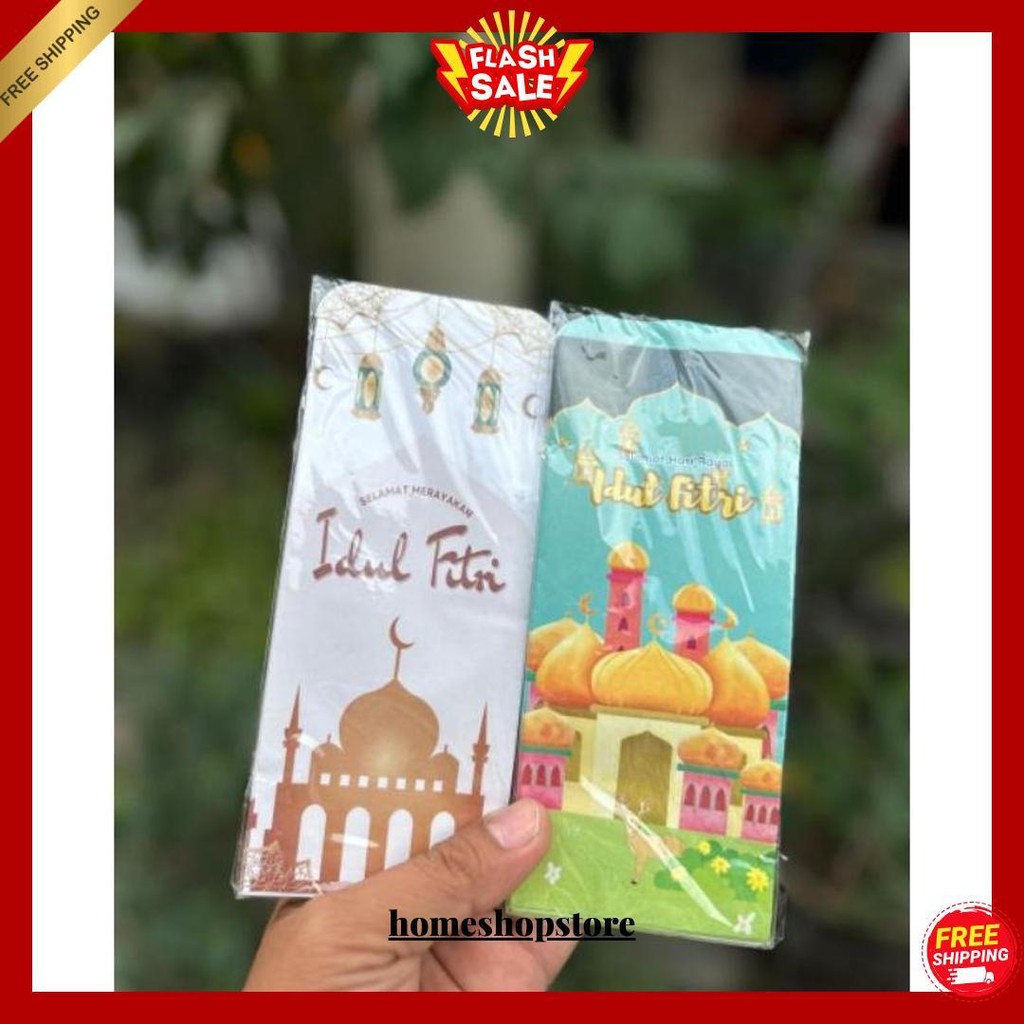 

Paket 50 Pcs Amplop Lebaran Idul Fitri Ukuran Jumbo Motif Masjid Aestethic 2025 Cod