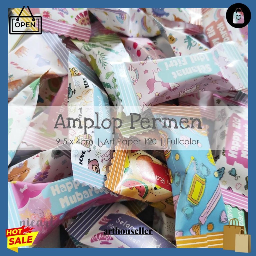

Amplop Permen Lebaran Unik (Isi 12) Bisa Cod