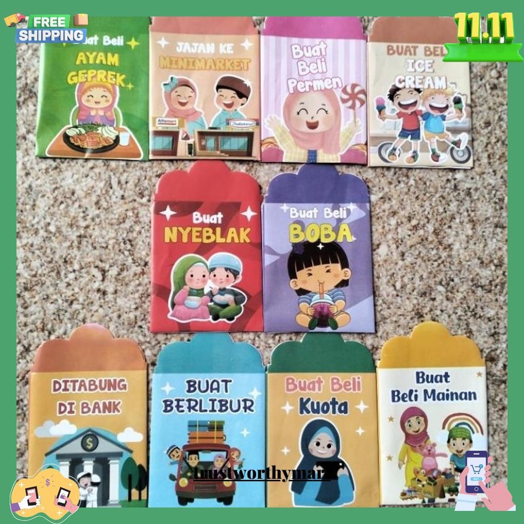 

Amplop Lebaran Medium Aesthetic Isi 10 Pcs Bisa Cod