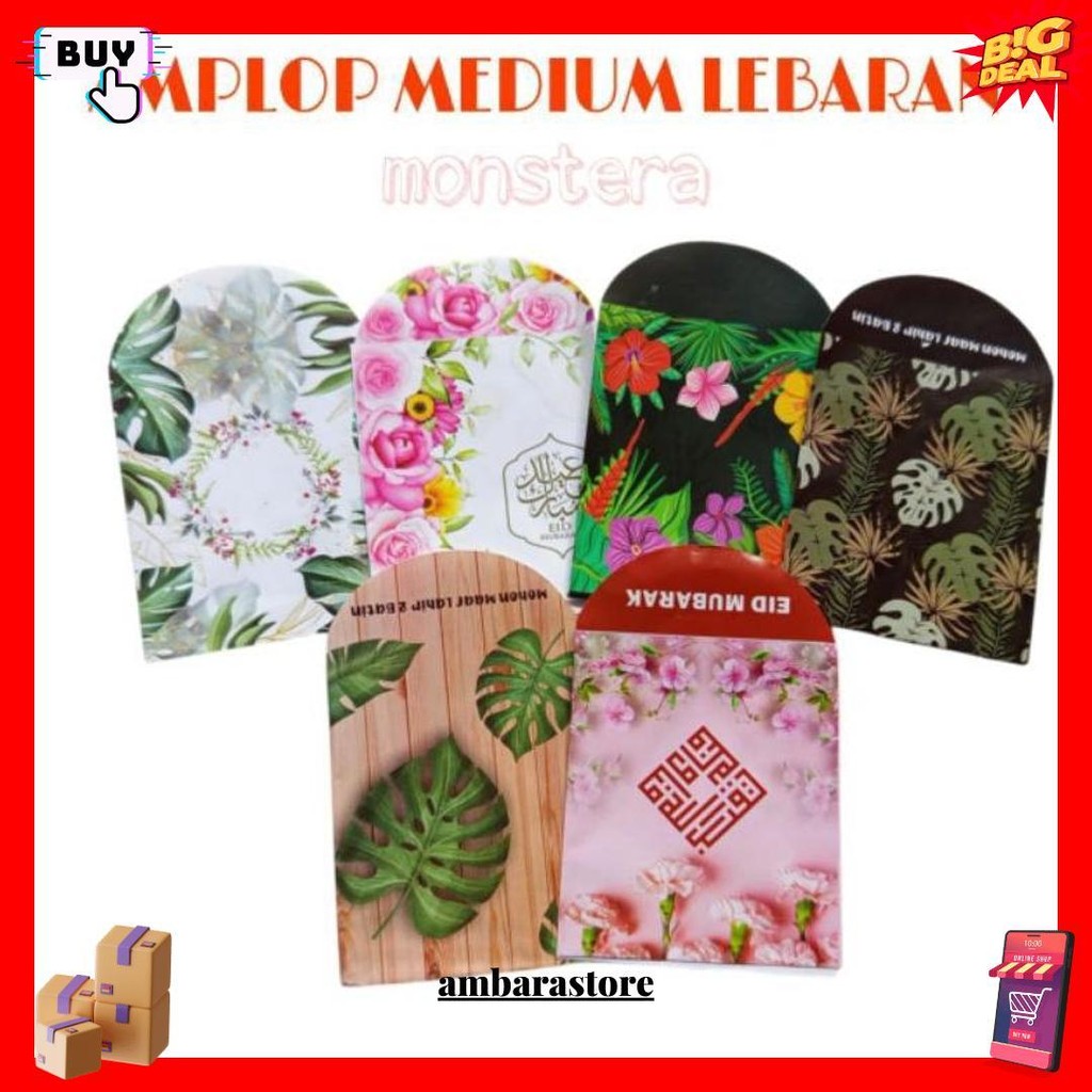 

Amplop Lebaran Terbaru Medium ( 1 Pak Isi10 Pcs) Siap Kirim