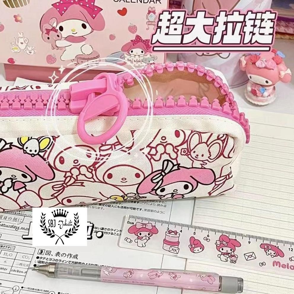 

VIRAL Tempat Pensil Kotak pensil Softcase kanvas Toy Story Sanrio My melody Pochacco resleting besar GV23