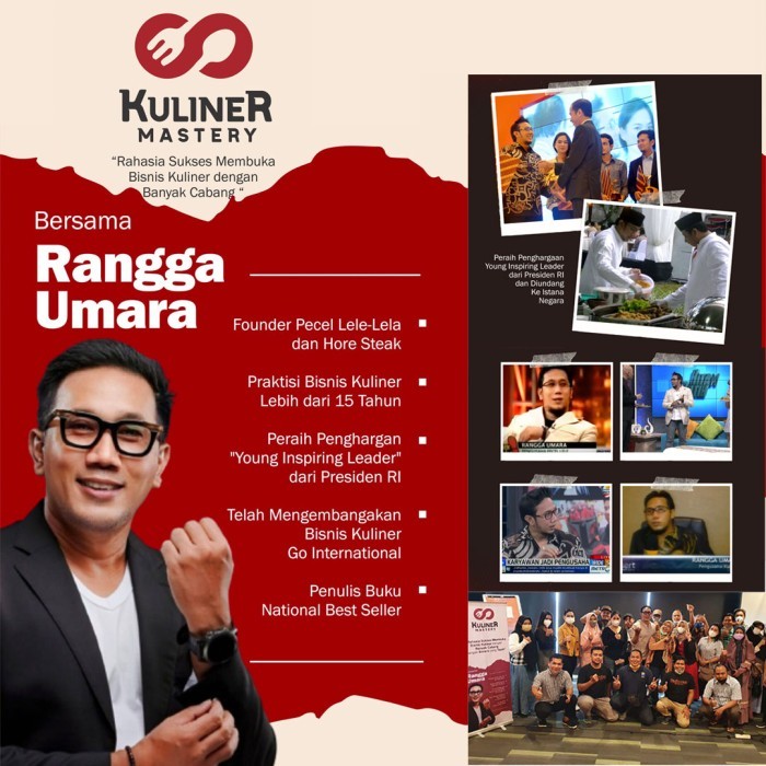 Workshop Kuliner Mastery by Rangga Umara (Modul + PROMO)