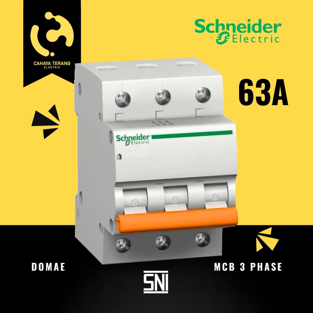 MCB SCHNEIDER 3 Phase 40A / 50A/ 63A