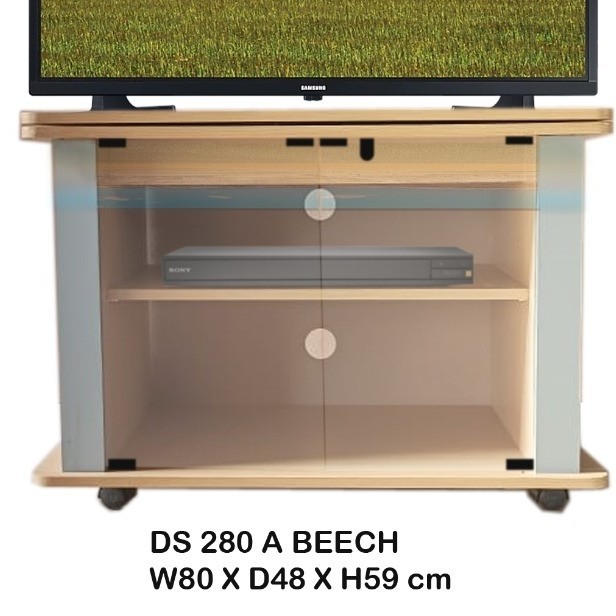 Rak Tv Minimalis Pintu Kaca + Roda (Harga Promo)