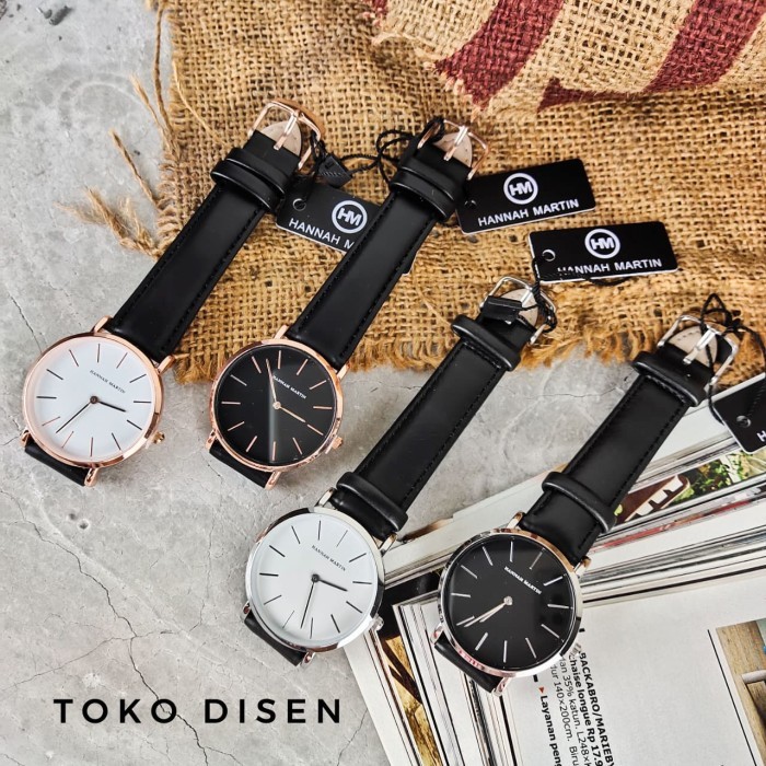 Jam Tangan Wanita Hannah Martin Simple Design Original Women Watch