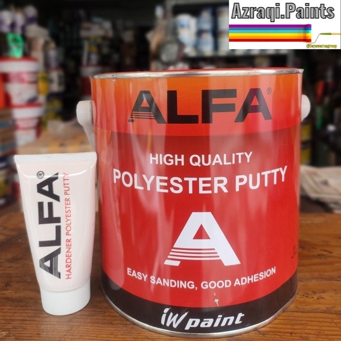 BISA E-KATALOG DEMPUL ALFA IW PAINT POLYESTER PUTTY GALON ( 3 KG ) + HARDENNER