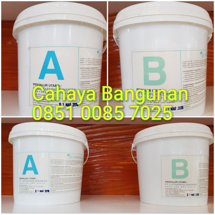 BISA E-KATALOG Compound Compond Kompon GRC Board AB A B 2 Komponen A+B 2Komponen 8Kg