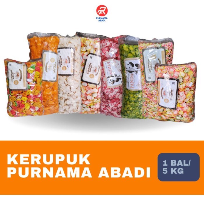 

Readyy!! READY Kerupuk Mentah Cap Purnama Abadi 5 KG 1 BAL