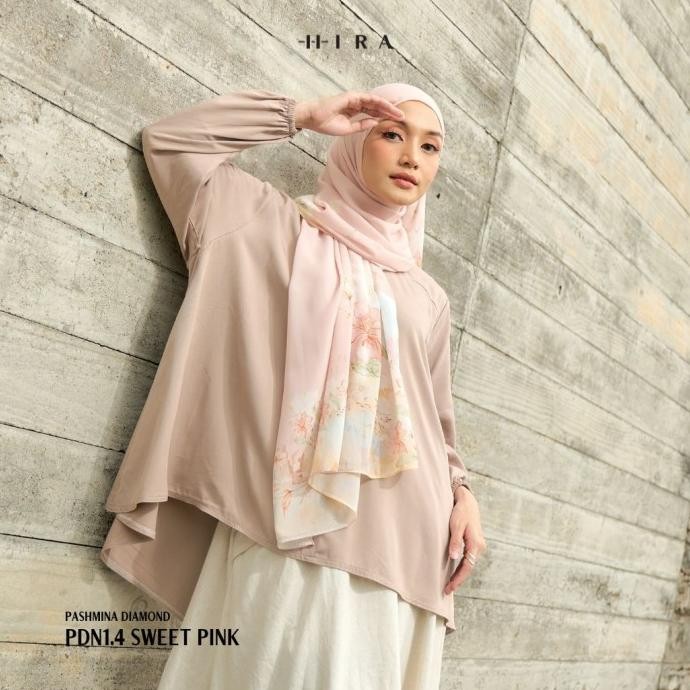 Hijabwanitacantik - Pashmina Diamond Series | Hijab Printing Premium Motif | Bahan Ceruty Babydoll L