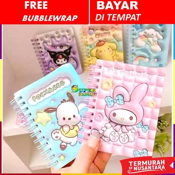 

Spesial Buku Catatan Notebook Labubu Sanrio Buku Catatan Aesthetic Kotak Kecil Diary Anak Perempuan Cewek 3 4 5 67 Tahun