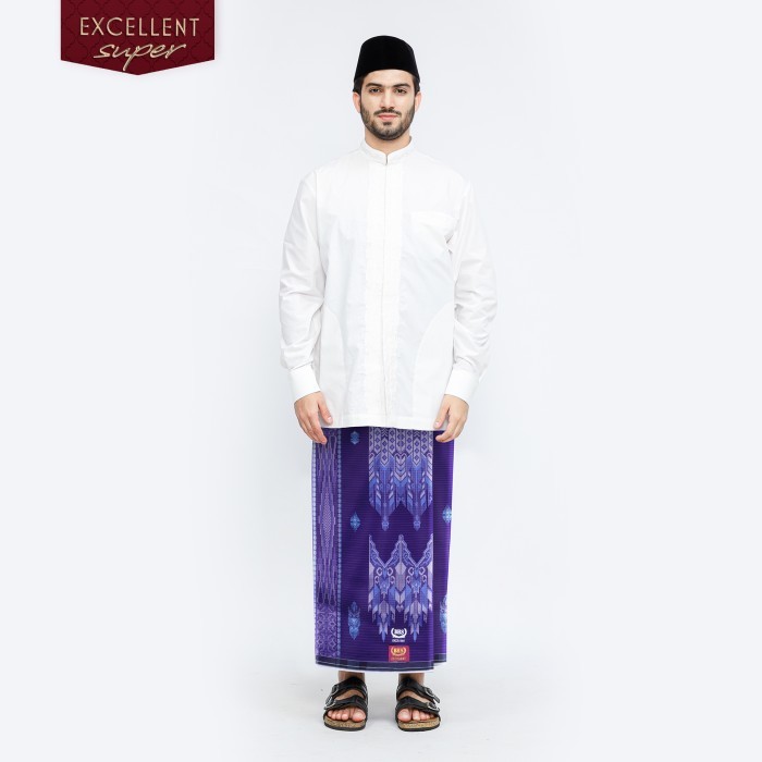 Kosanshoop Sarung Bhs Excellent Gold Motif E58 Jgp Violet