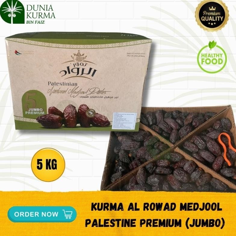 

Kurma Al Rowad Medjool Palestine 5 Kg Jumbo