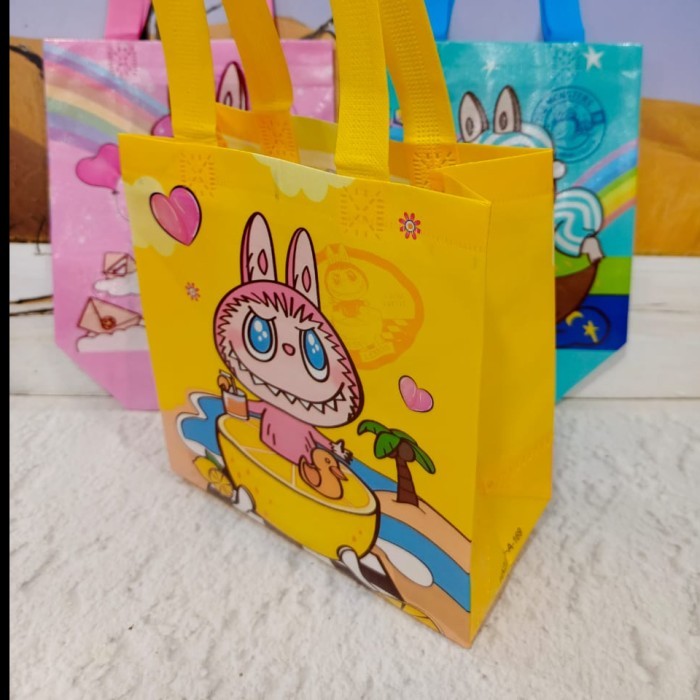 (1PC) TOTE BAG GOODIE BAG TAS ULANG TAHUN ANAK