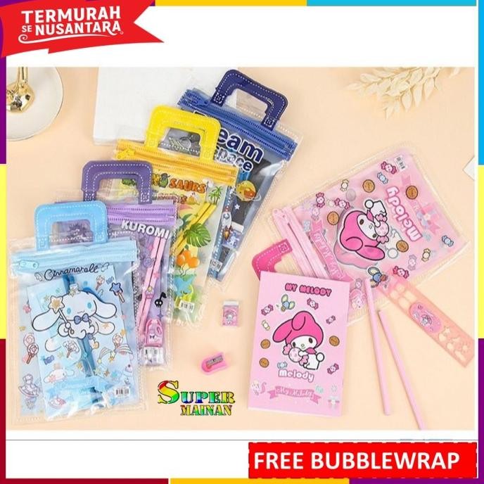 

Diskon Alat Tulis Anak Set Tempat Pensil Kuromi Cinnamoroll Sanrio Anak Perempuan Multifungsi Transparan Laki Laki Sd Tk Paud