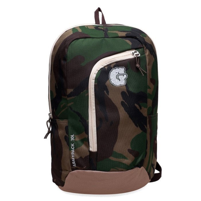 GANDULS TAS RANSEL ANAK SEKOLAH 10L ARMY BACKPACK ORI - BROWN MALVINAS