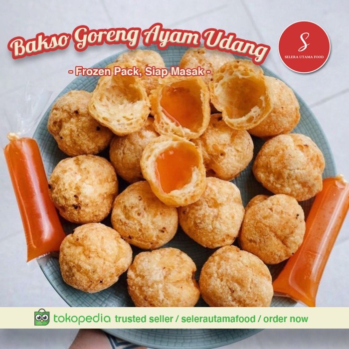 

HOT SALE! Bakso Goreng Ayam Udang Halal Selera Rasa - Frozen Pack