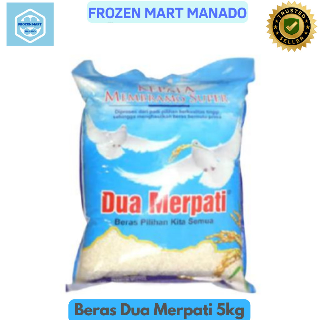 

Beras Dua Merpati 5kg - Frozen Mart Manado (Frozen Food Manado)