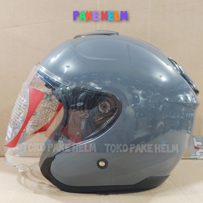 HELM KYT KYOTO PUTIH WHITE HELM KYT HALF FACE