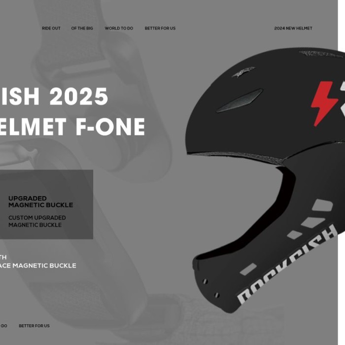 HELM SEPEDA ANAK PUSHBIKE ROCKFISH F-ONE 2025