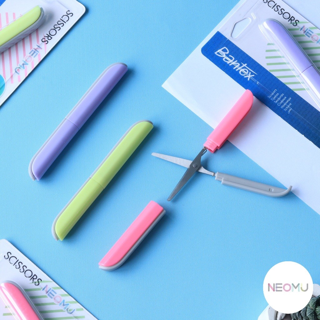 

[Pelangi Stationery] BANTEX Gunting Mini Portable Stainless Steel Ujung Tumpul 118mm