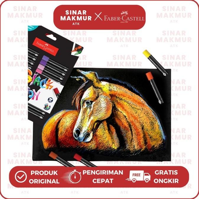 

Terlaris Crayon/Oil Pastel Black Edition Series Faber Castell 36 Warna (Set) Ready Stok