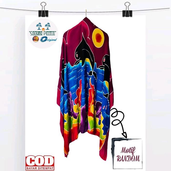 Kain Bali -Kain Pantai - Sarung Bali Motif Lukis Jumbo Original Best Quality Termurah