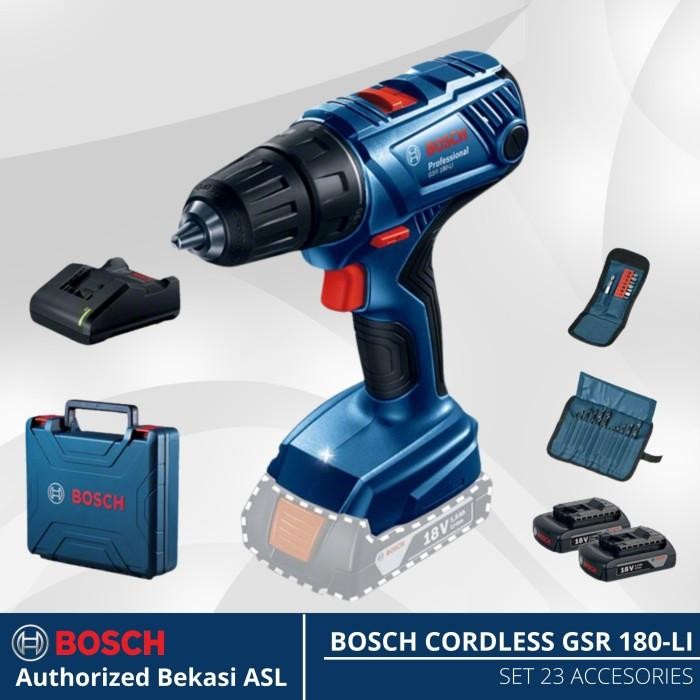 BOSCH BOR BATERAI / CORDLESS DRILL GSR 180 LI