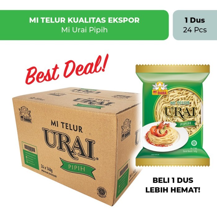 

TERLARIS MI URAI PIPIH DUS (24 PCS) MURAH!!! MURAH