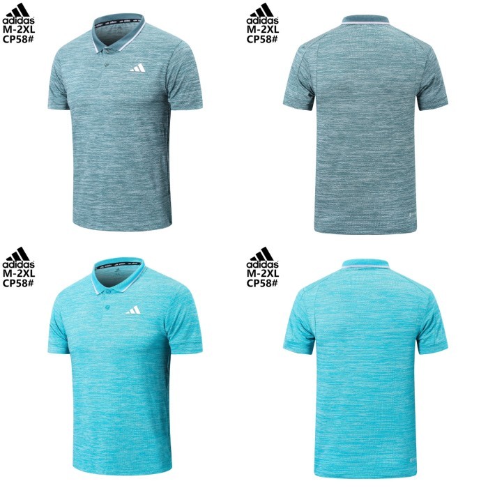 New kaos polo olahraga adidas polo golf gym sport training uniseks CP58