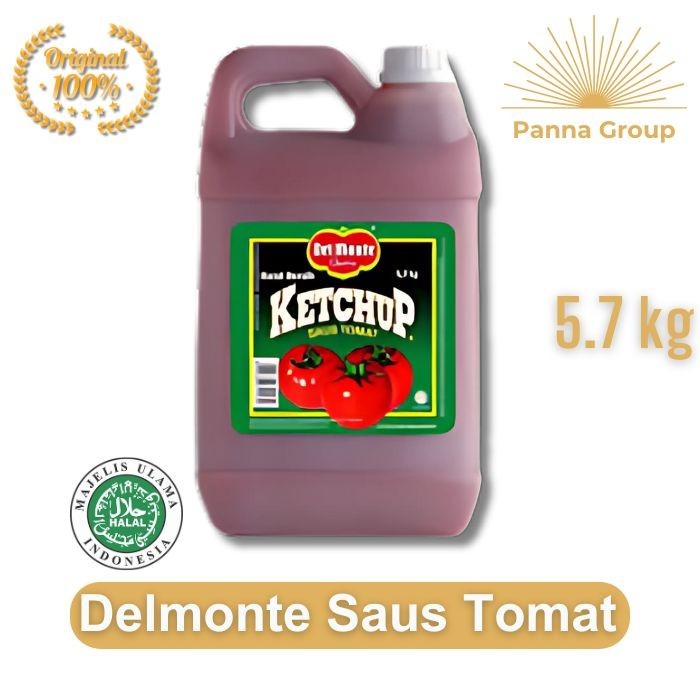 

delmonte saus tomat 5.7kg / saus tomat / Saus Tomat Jerigen 5.7kg