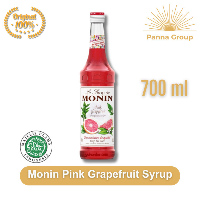 

Monin Pink Grapefuit Syrup 700 ml / Monin Pink Grapefuit 70 cl / Sirup Jeruk Bali Monin