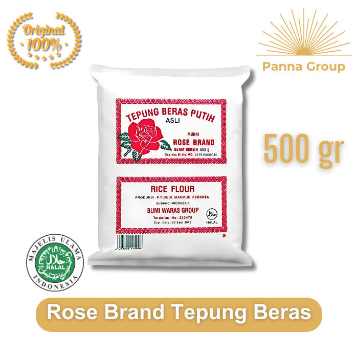 

Tepung Beras Rose Brand / Tepung Beras Putih Asli / Tepung Ketan Rose Brand